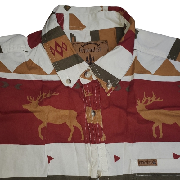 Outdoor Life Printed Button Down - Picture 4 of 16